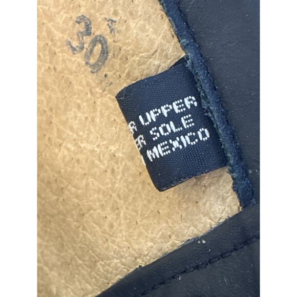 Vintage Justin Boots Black Kiltie 6.5 Women's Lace Up Western Cowgirl Rodeo Shoe - Picture 8 of 11